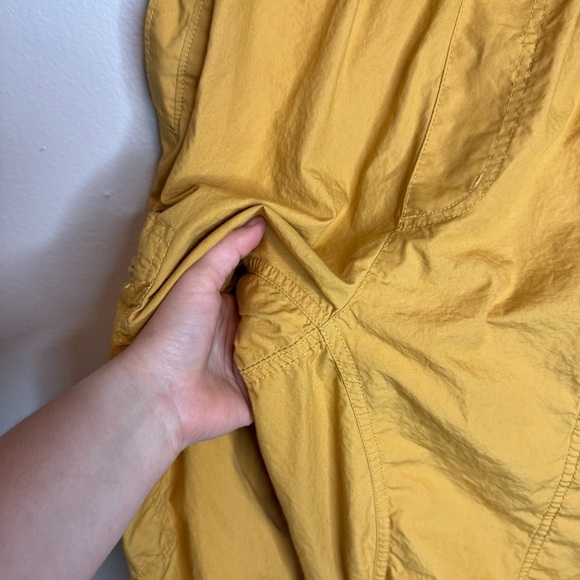 Urban Outfitters Standard Cloth Technical Cargo Pant Mens Gold - Picture 7 of 15